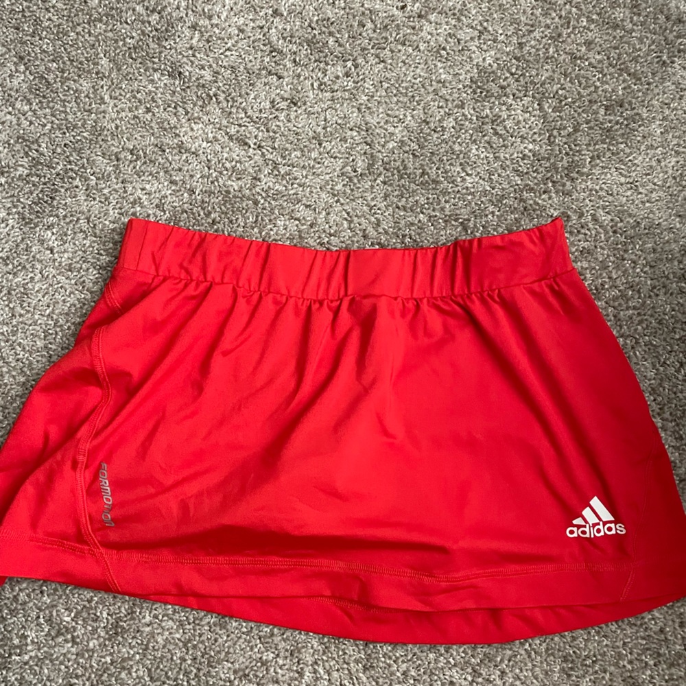 Adidas Red Tennis Mini Skirt